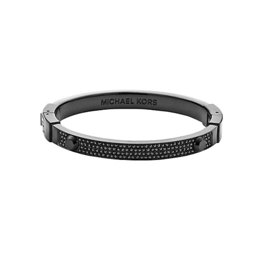 Michael Kors Astor Pavé Black Bangle